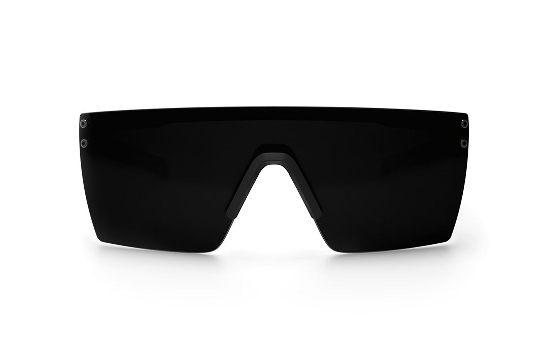 Front lens of the Ultra Black Heat Wave Visual Performance Lazer SLIM Sunglasses.