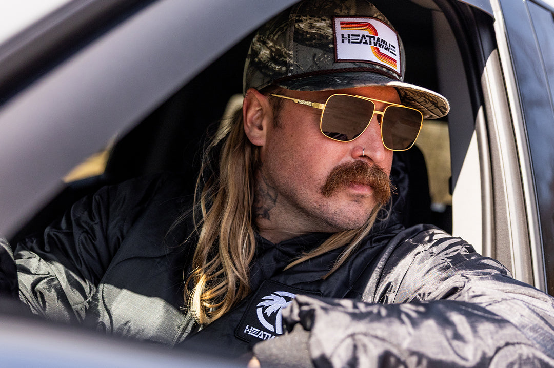 Nimitz Sunglasses: Gold