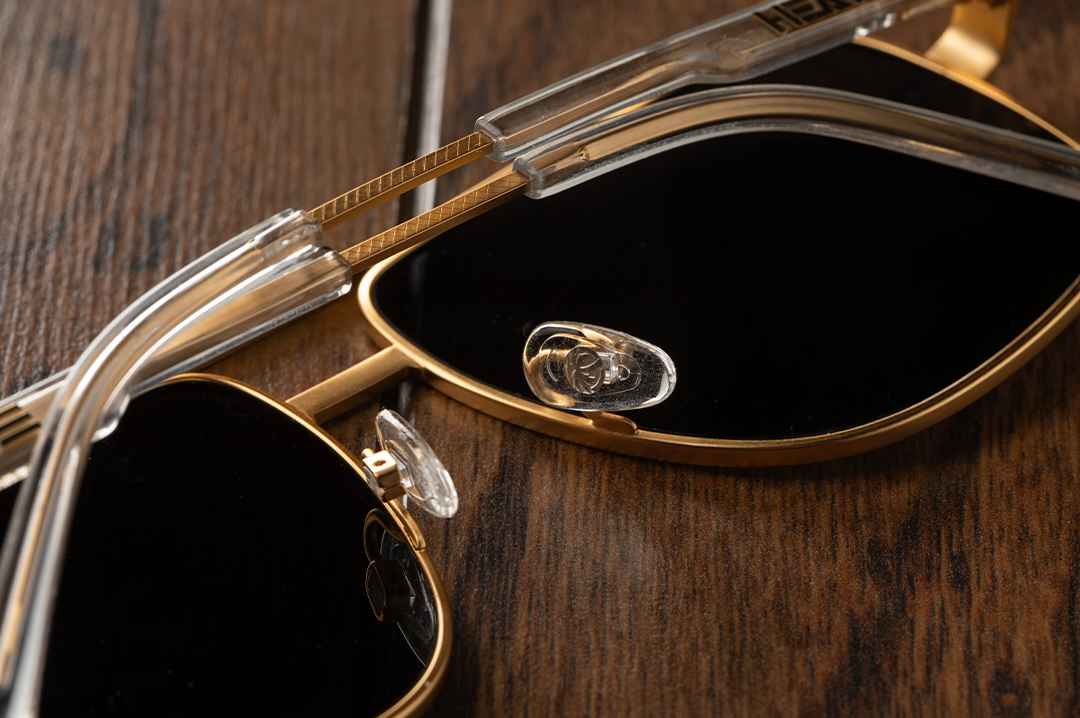 Nimitz Sunglasses: Gold